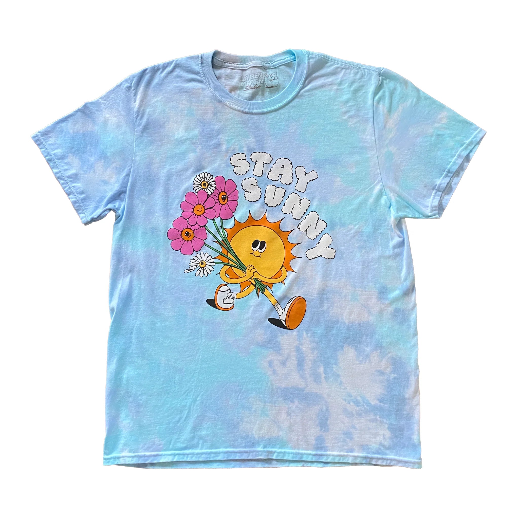 'Stay Sunny' Tie-Dye T-Shirt